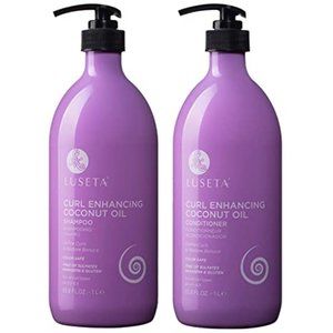 Luseta Curl Enhancing Coconut Oil Shampoo & Conditioner Set